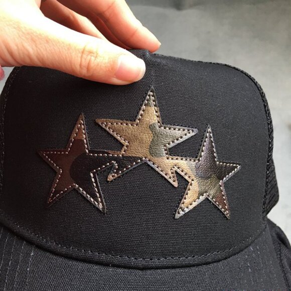 Amiri M.A. Logo Embroidered Baseball Cap Black main image 7